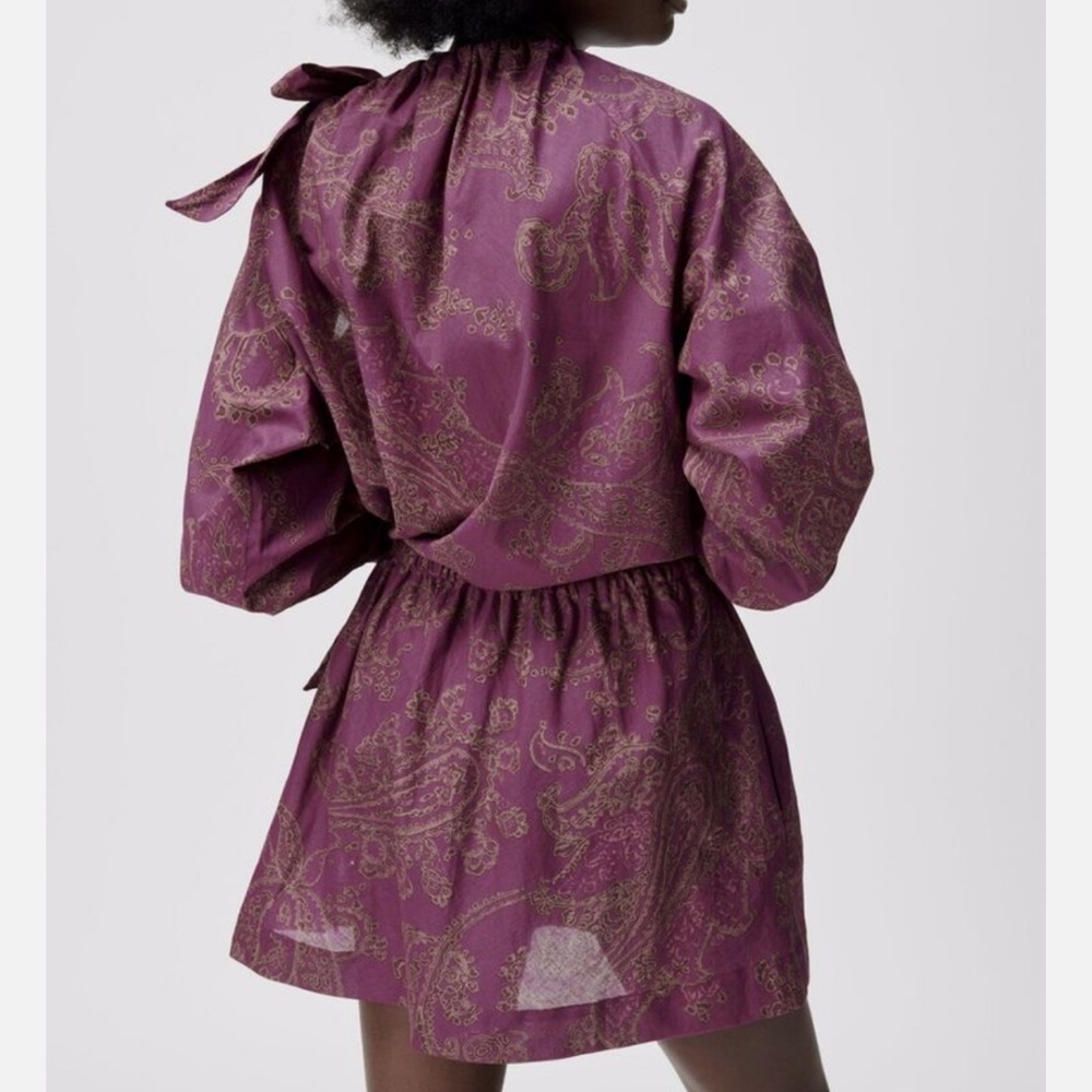 ZARA limited edition long sleeve mini dress - Picture 5 of 16